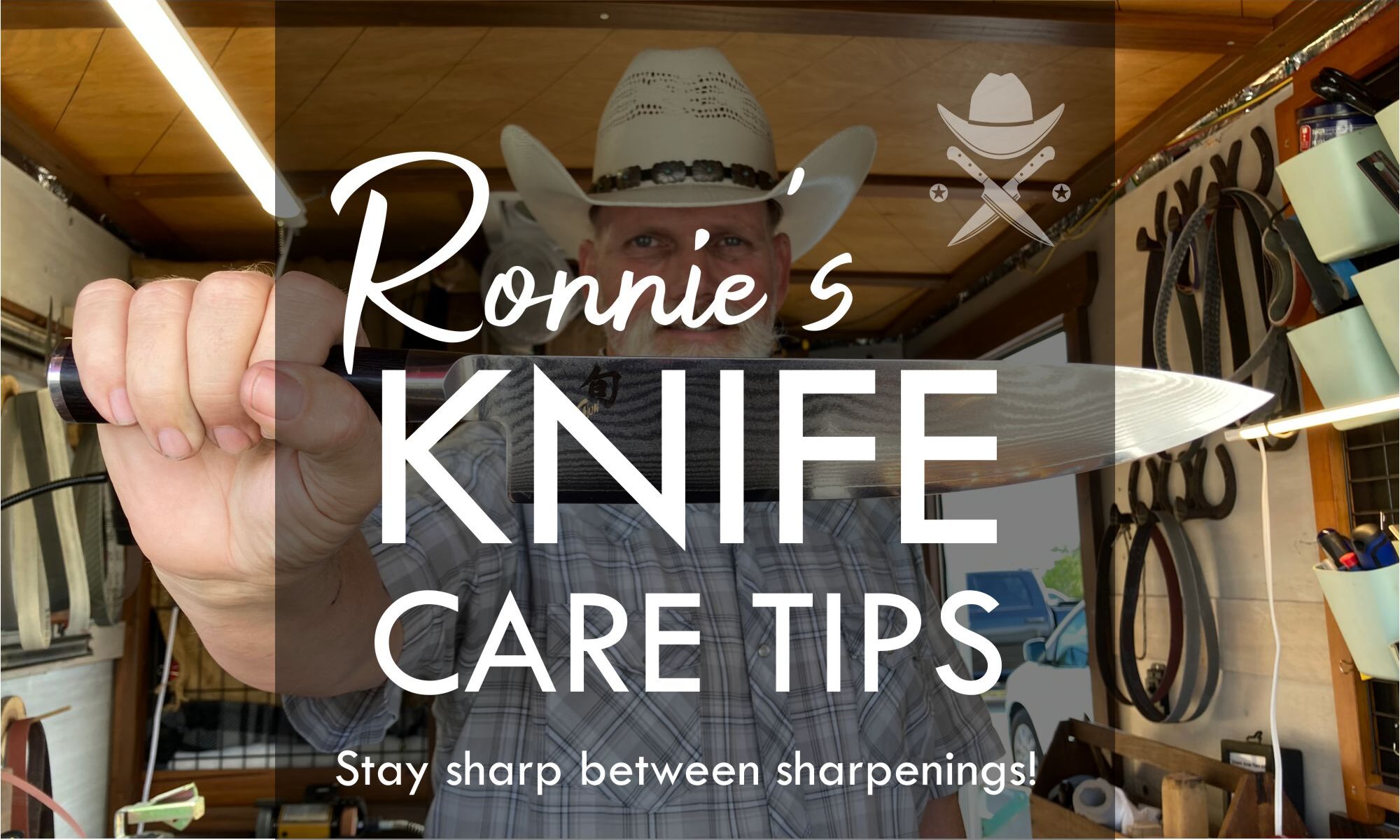 How to keep kitchen knives sharp between sharpenings – Ronnie of Cowboy Sharp